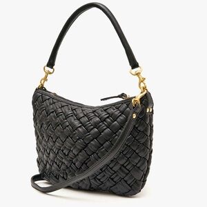 Clare V Petite Moyen Black Puffy Woven